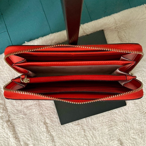❌SOLD❌ Kate Spade ✨HP✨ Customized Morgan Zip-around Continental Wallet - Picture 11 of 15
